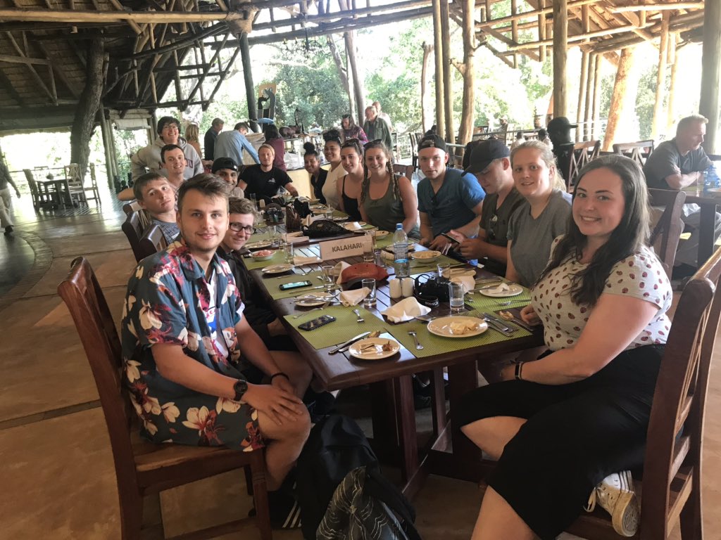 Our team enjoying a fabulous meal <a href="/Under1BotsSky/">UnderOneBotswanaSky</a> in Botswana! 🇧🇼