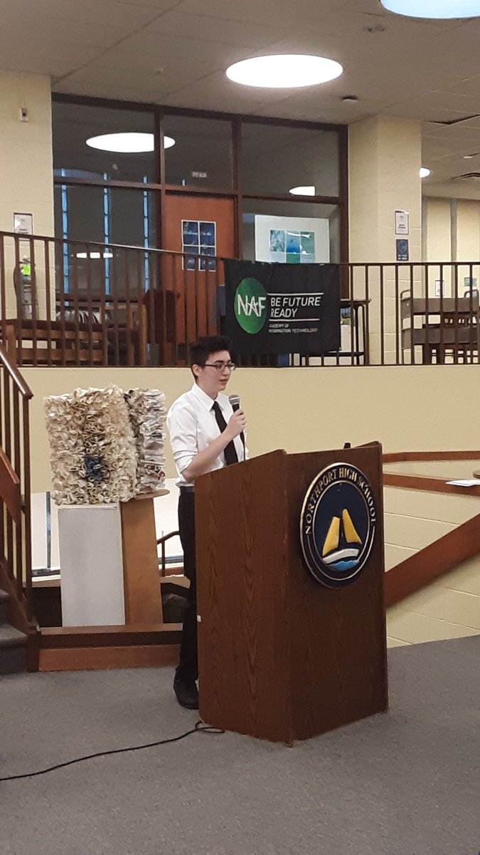 We then heard an address by both Will Doyle and Elliot Macolino, the two co-presidents of this year's AOIT officers. They did an amazing job leading the club, and we thank them for everything they did this year.