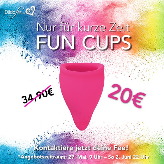 MmeDesastre's tweet photo. Uh! 20 EUR für 2 hochwertige #Menstruationstassen.
Ausführliche Infos und die Cups gibts bei mir! 😊
PM ist offen.
#dildofee #werbung #FunCups https://t.co/BZb2v6AEj9
