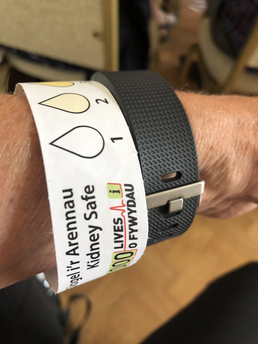 mandy_odell's tweet photo. Hawys Tomos: Simple bracelet improves recording of urine output #PPS19 https://t.co/rsngv6yRj5