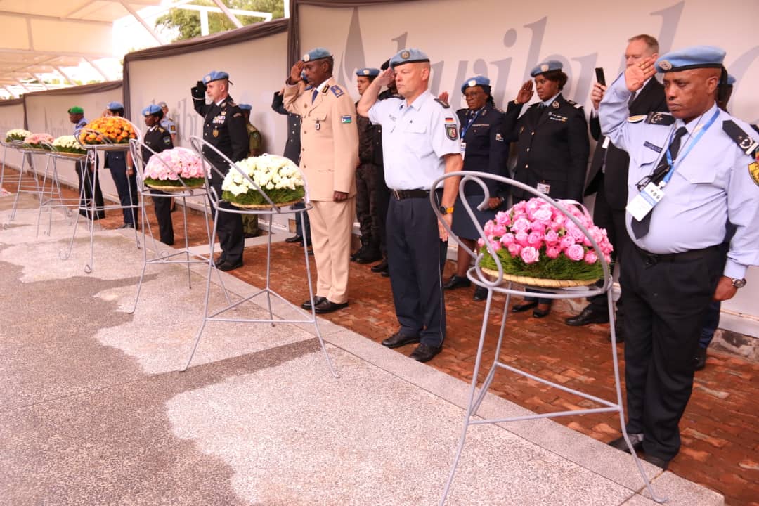 LuisCarrilhoPC's tweet photo. We are all moved by #Kigali #Genocide #Memorial "Let us strive together to promote a peaceful, safer and better world to live in."/#UnitedNations #Police #UNPOL contributes to conflict prevention, resolution &amp; sustainable peace/#A4P #ActionForPeacekeeping/ https://t.co/OXc4GxVoUj https://t.co/t57RaOEclt
