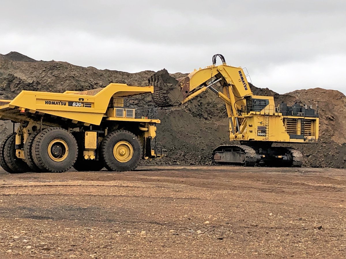 The <a href="/TacoraTeam/">Tacora Resources Inc.</a> is working hard every day to bring back the Scully Mine. This is the first truck being loaded with ore (May 22). Stay tuned, we are very close .....