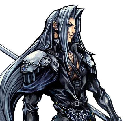 Sephiroth's FF7R design for his pauldron armor has slightly