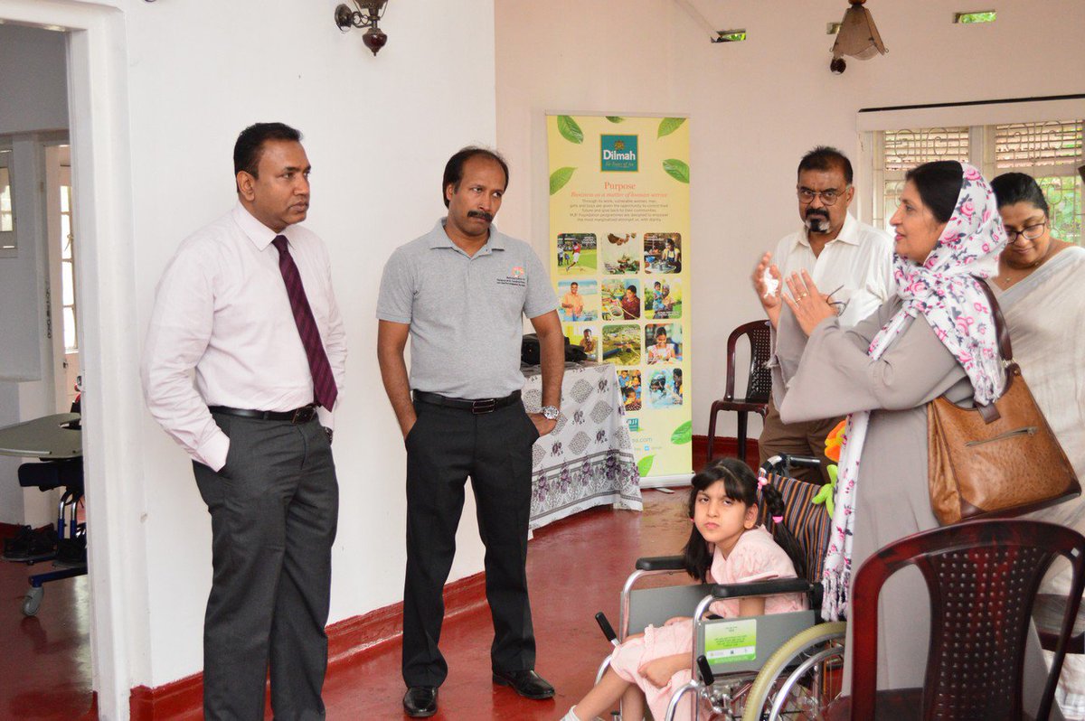 Dilmah's tweet photo. We are in #Kandy. The #NCCCPDD opened its first extension in the hill capital yesterday. It is the first & only centre in the Central Province dedicated to services for children with #CerebralPalsy & other developmental disorders.
#Dilmah #MJFCF #ChangingLives #Purpose #SriLanka https://t.co/Td7dNdJGqb