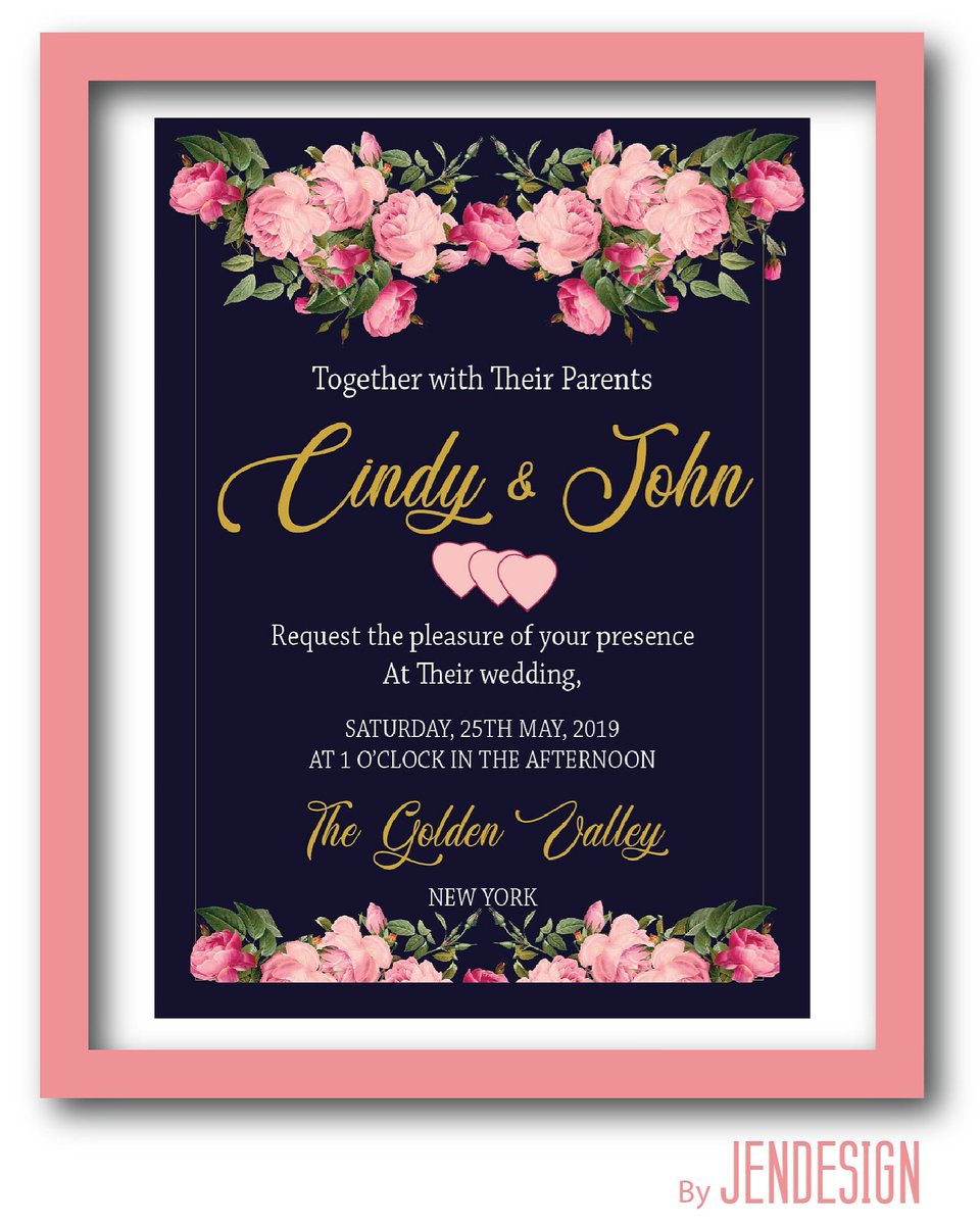 OsabuteyJennif1's tweet photo. Do you hear wedding bells?
Well, I do!
๐ธ๐ธ๐ธ๐ธ๐ธ๐ธ๐ธ๐ธ๐ธ๐ธ๐ธ๐ธ Contact me for your wedding invitations #Jendesign
Tell a friend to tell a friend๐
#wedding #ghanawedding #naijaweddings #africanwedding #creativity #pink #blue #graphicdesign #graphiste #ido #adobeillustrator https://t.co/Dh9To4wcyk