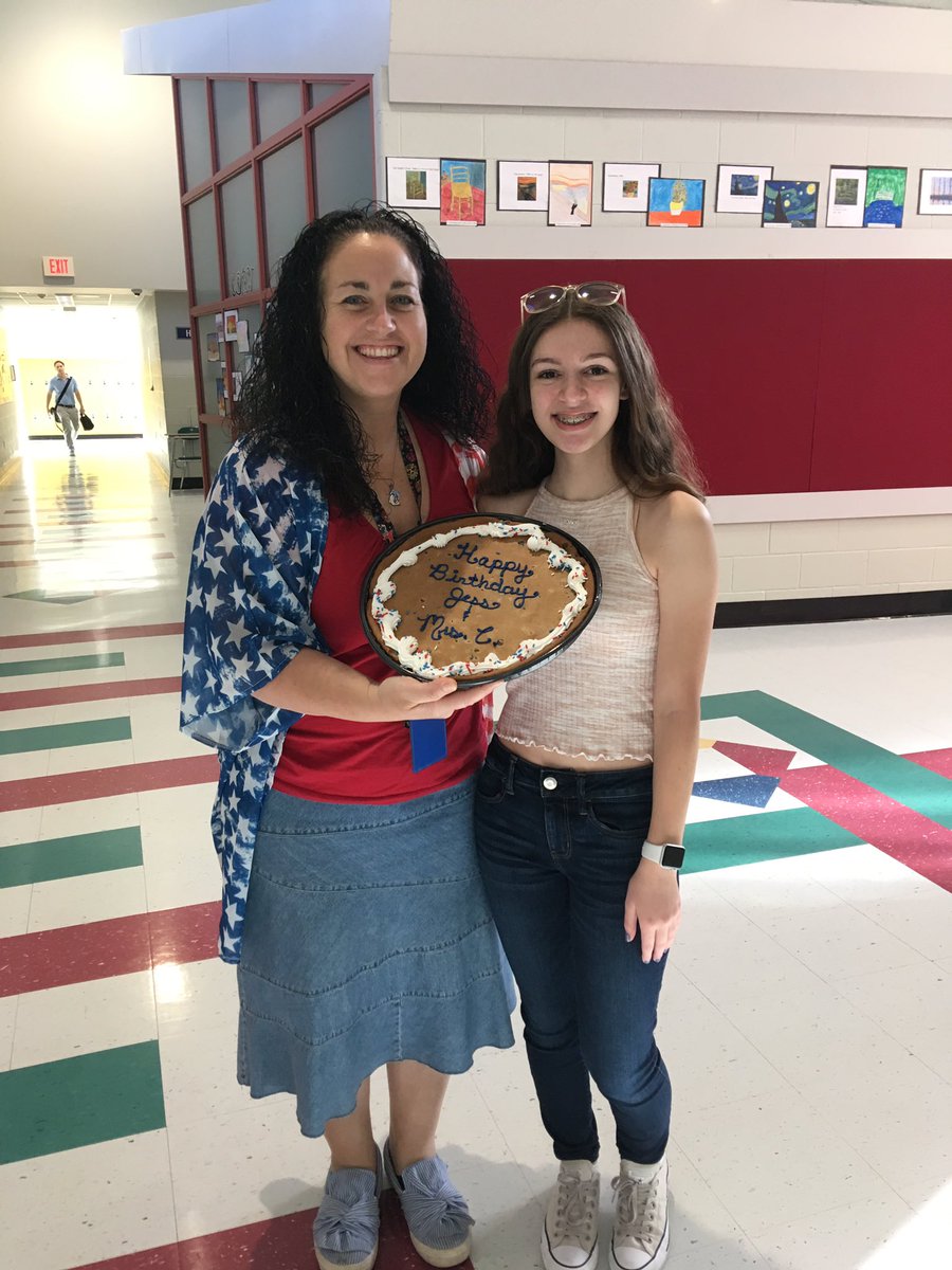 My birthday buddy! Love ya Jess and I am going to miss you! #DolphinPride <a href="/BayshoreMiddle/">BayshoreMiddleSchool</a> <a href="/MTPSpride/">Middletown Township Public Schools</a>