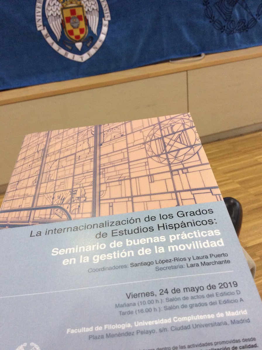 gradespauva's tweet photo. El grado de Español de @UVa_es participa junto con la @UAM_Madrid , @CanalUGR , @usal y @unisevilla en la jornada sobre la internacionalización de los grados de español organizado por @unicomplutense https://t.co/OenHdHRuzc