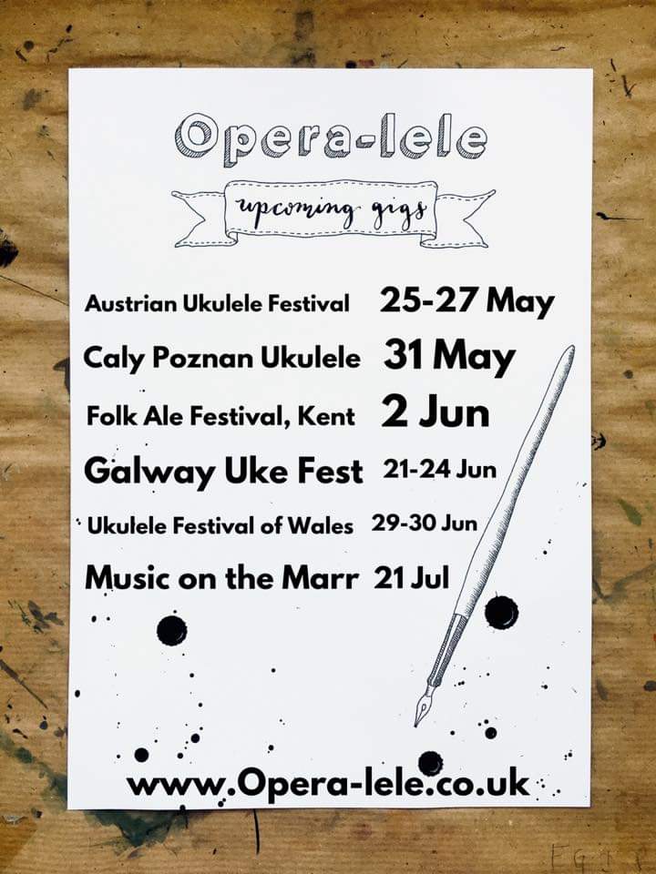 Sunday headliner sorted!
<a href="/Operalele/">Opera-lele</a>
<a href="/DerricksMusic/">Derricks Music</a> <a href="/GowerHeritage/">GowerHeritageCentre</a> <a href="/tyhafan/">Tŷ Hafan Children's Hospice</a> <a href="/ukefestofwales/">ukefestivalofwales</a> <a href="/therealgower/">Gower Peninsula</a> <a href="/GowerLive/">Gower Live</a> <a href="/GowerTwit/">Gowertwit</a> <a href="/BeautifulGower/">Beautiful Gower</a>