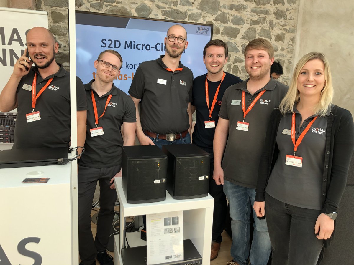 Cosmos Darwin (@cosmosdarwin) on Twitter photo Wonderful meeting the <a href="/ThomasKrennAG/">Thomas-Krenn.AG</a> team at #CDCGermany! Their two-node #Azure Stack #HCI cluster is going to be very popular. They've even extended #WindowsAdminCenter. Thanks for the hands-on demo! #StorageSpacesDirect #WinServ #AzureStackHCI Wonderful meeting the <a href="/ThomasKrennAG/">Thomas-Krenn.AG</a> team at #CDCGermany! Their two-node #Azure Stack #HCI cluster is going to be very popular. They've even extended #WindowsAdminCenter. Thanks for the hands-on demo! #StorageSpacesDirect #WinServ #AzureStackHCI