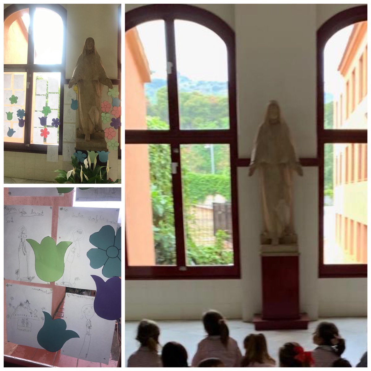 annamricol's tweet photo. Gran día de celebración hoy aquí en @SagratCorSarria recordamos  a Sta Magdalena Sofía e inundamos cada rincón del colegio con su legado. Orgullosos de ser portadores de su visión y misión educadora tan actual! #parvulario #25mayo https://t.co/x02rD9yjx1