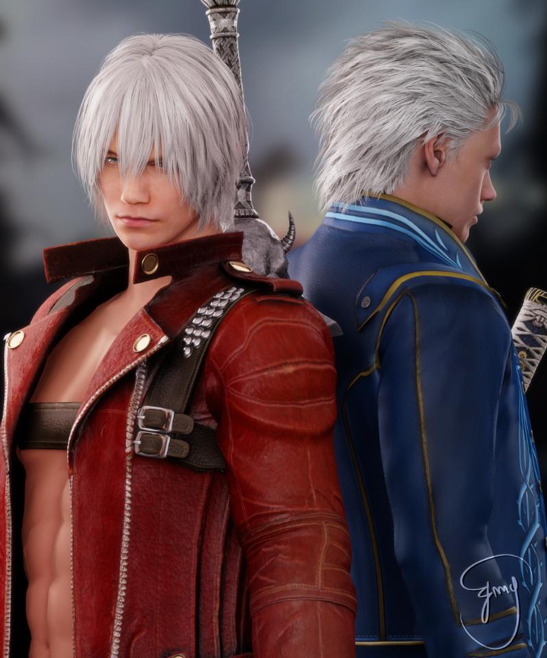 X 上的ᴇᴍʏ ⭐️：「Brothers. #DMC3 #DevilMayCry #Dante #Vergil   / X