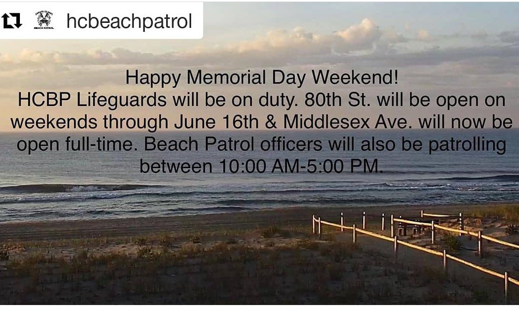 Welcome back! We are excited to work together for another summer season! <a href="/whereisrandal/">Randy Townsend</a> <a href="/HCBeachPatrol/">Harvey Cedars Beach Patrol</a>

#Repost <a href="/HCBeachPatrol/">Harvey Cedars Beach Patrol</a>
・・・
We made it. Summer 2019 is here!