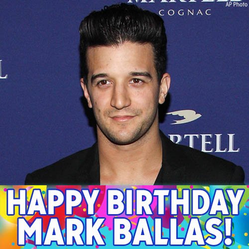 Happy Birthday to Dancing with the Stars performer Mark Ballas! 
