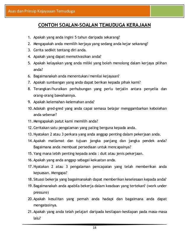 Uzivatel Resume Kreatif Na Twitteru Info Contoh Soalan Soalan Temuduga Kerajaan Https T Co Ydltso6832 Twitter