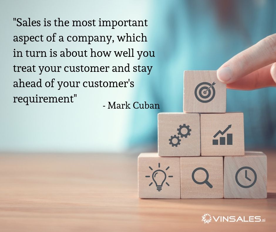 vintellus's tweet photo. "Sales is the most important aspect of a company, which in turn is about how well you treat your customer and stay ahead of your customer's requirement" -  Mark Cuban

#vinsales #vintellus #salesquote #sales #customerrequirement https://t.co/jbk06eYOSn