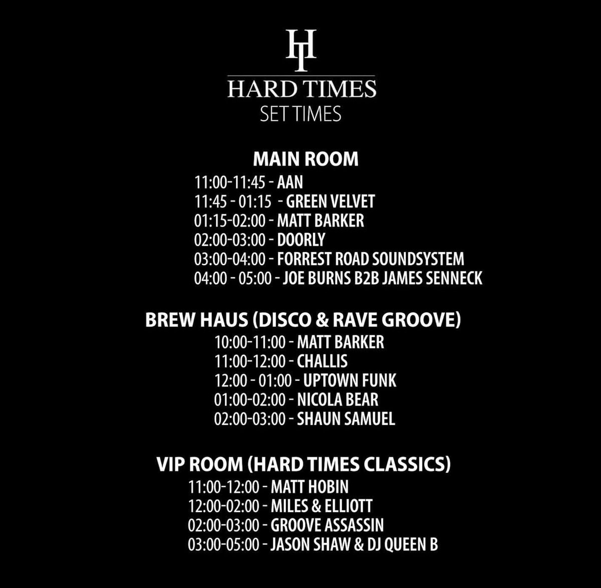 Hard Times Events tweet media