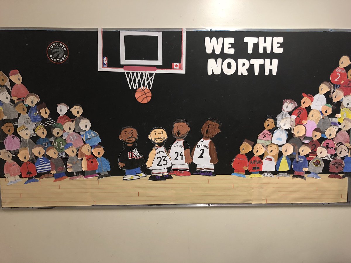 New addition to the @raptors bulletin board ... <a href="/FredVanVleet/">Fred VanVleet</a>! He came up HUGE for the Raptors last night! Grade 6 Mosher in Dartmouth, Nova Scotia believes!!! PLEASE RETWEET! #WeTheNorth #RTZ #FinalsBound #Toronto <a href="/npowell2404/">Norman Powell</a> @drake <a href="/LeoRautins/">Leo Rautins</a> <a href="/Eric__Smith/">Eric Smith</a>