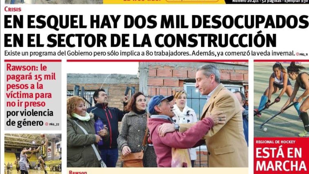 Hay que sumar cierre de comercios, desempleados del sector turístico y productivo. 
El Gob Nacional #CambiemosAusente
El Gob Pcial #ArcioniAusente. 
El Gob Municipal #CambiemosAusente
En solo 3 años rompieron todo. 
#HayOtroCamino