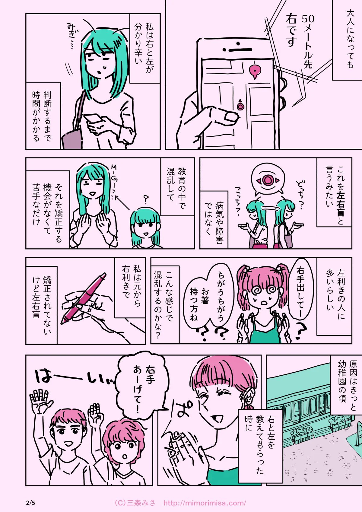 「左右盲」って知っていますか？？右と左がすぐに判断できない人のこと