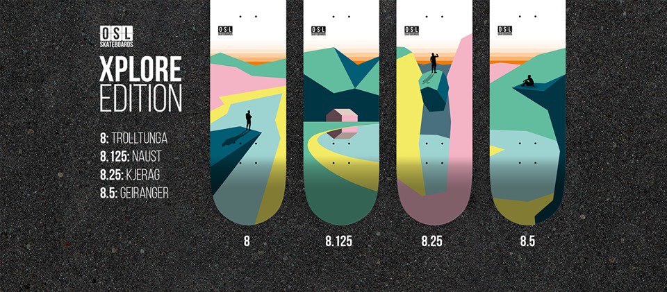 elusive_moose's tweet photo. Super cool #skateboards from OSL Skateboards featuring well known destinations in @FjordNorway 😊👍 #Trolltunga #Naust #Kjerag #Geiranger #Norway #skateboarding #skateboard #design https://t.co/55pW6Jxt1J https://t.co/c9fcTEDKgU