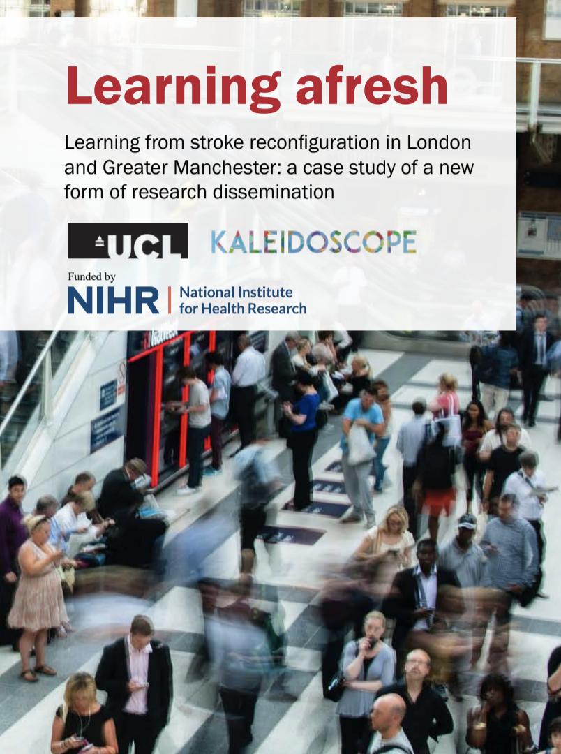 kscopehealth's tweet photo. Sharing learning from research not about reports, says our new report.

Great to publish 'Learning Afresh' our new case study with @ucl_dahr on a new form of research dissemination. 
*Report: https://t.co/JjgK05TGqR
*Blog from @RichardTaunt: https://t.co/Ig8pu1UJQy https://t.co/Bc3lB68Q8z
