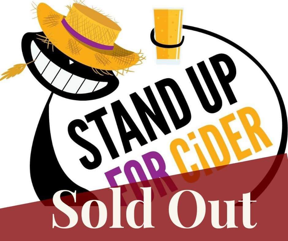 Tonight's Stand Up For Cider is once again SOLD OUT! #Happy