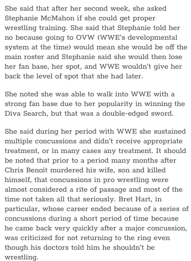 bvmbshelled's tweet photo. Stephanie is so fake and phony omg, Ashley suggested going to OVW to train and was denied and when she went to a private wrestling school Stephanie made her quit when she found out. SHE is the reason why so many “model” Divas never got the proper training they deserved. https://t.co/wYvQSyjlfZ