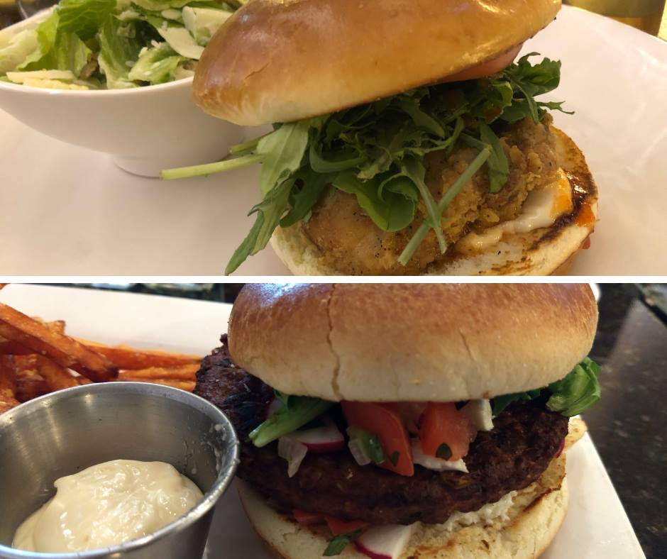 Which delicious burger would you rather have for lunch today at bivver?

🅰Crispy Chicken Burger with honeyed sriracha, arugula and tomato on a brioche bun
🅱Black Bean Burger with chipotle, avocado cream, tomato, arugula and pickled onion on a brioche bun
#nlfood #nlrestaurants