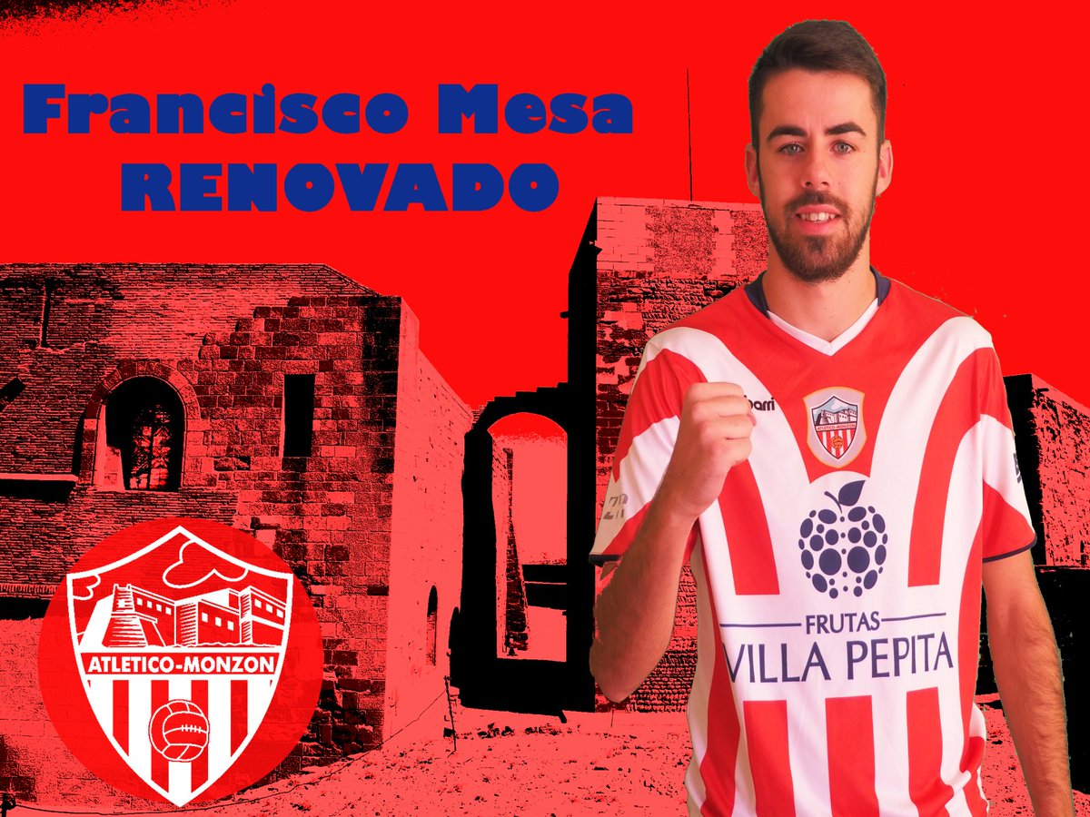 📢 Francisco Mesa renueva otro año con el Atlético Monzón. El cordobés ha acabado la temporada 'on fire' 🔥, quiere estar otro año por el Norte 🐺 y seguir dando alegrías a la afición rojiblanca. 

#MesaRojiblanco #AupaMonzón