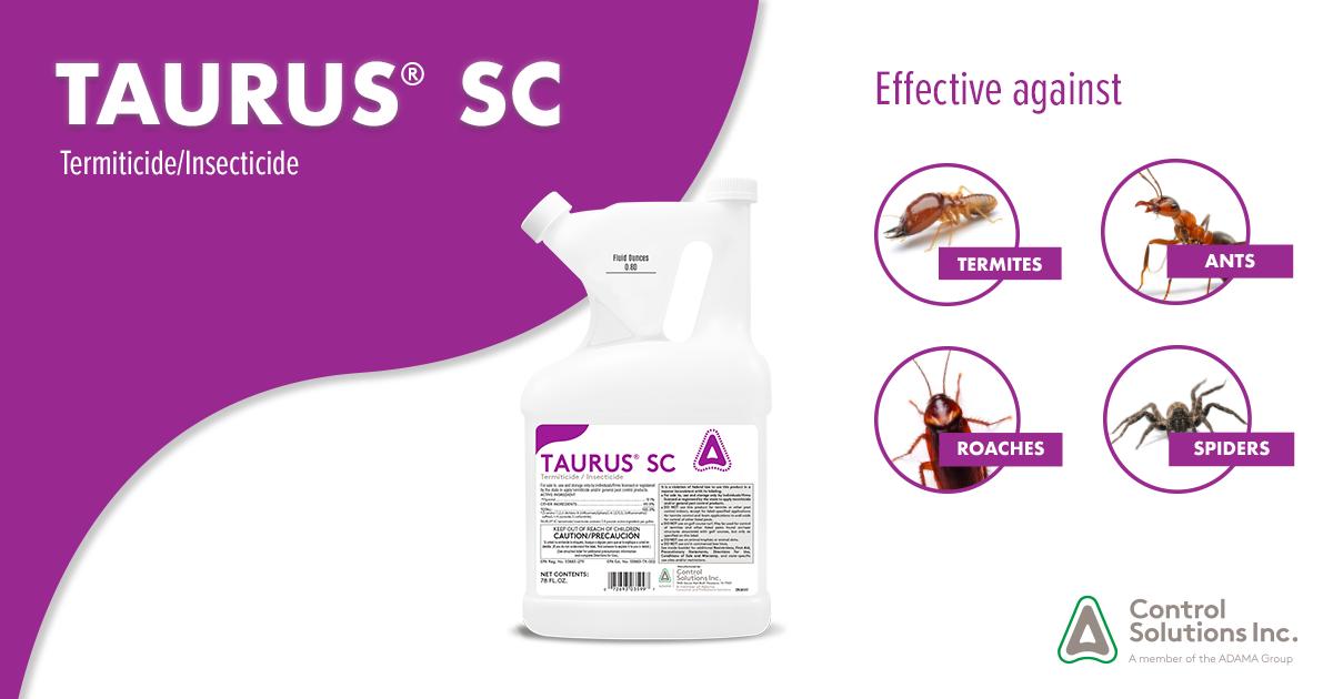 TargetSpecProd's tweet photo. When it comes to termite treatments, customers need peace of mind. #TaurusSC is invisible to termites with guaranteed results! https://t.co/RAaSTIQxEZ https://t.co/eSAjP15rsi