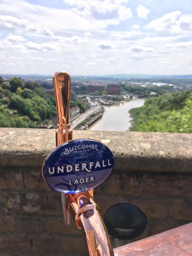 ButcombeBrewery's tweet photo. Beautiful day to sample our new lager 🙌🌞 #underfall #lager https://t.co/Wf461WbC6o