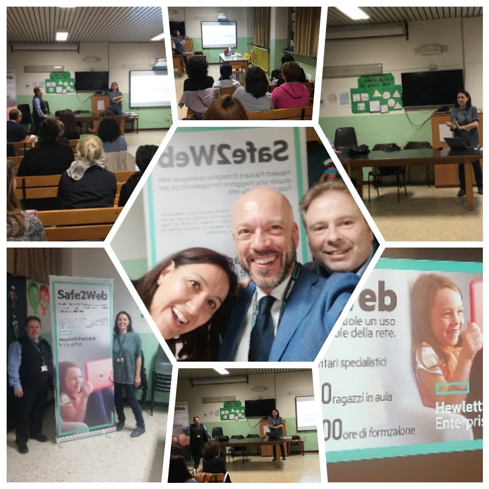 RRgadm's tweet image. #Safe2web - May 22nd 2019 session with parents at school IC bottego perasso Milan #stopcyberbulling #sexting #cybersecurity how  to protect our kids @HPE_IT volunteers #nevergiveup @enrico_martines @robertarusso68 @SaraTarantino79 @difonzo @calderini