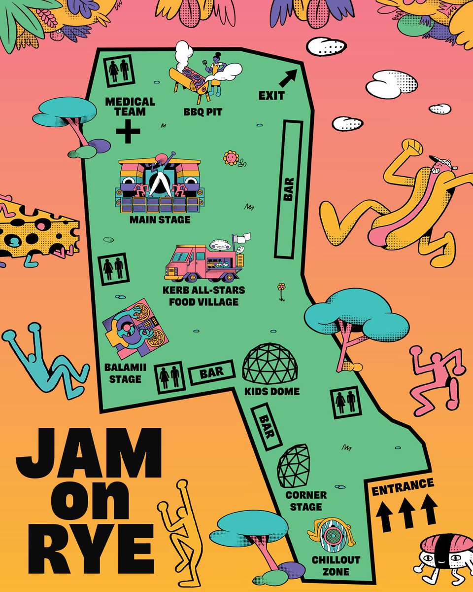 KERB_'s tweet photo. Our site map for #JAMONRYE FESTIVAL THIS BANK HOLIDAY MONDAY!
Rolling on to Peckham Rye: burnt caramel @NonnasGelato, @bleeckerburger's, spicy saltfish @Bokitlaltd's, @kelis headlining and music from @JazzieB, @greenteapeng + more.
FINAL RELEASE TICKETS๐https://t.co/LSmvvmYwkU https://t.co/aK7K3mvRma
