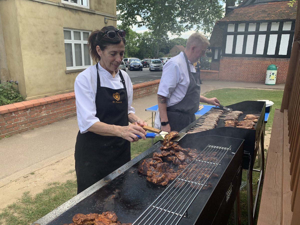 bedwell_lewis's tweet photo. @Thomas_Franks_  Teachers inset BBQ being owned by St Pirans staff https://t.co/L6gnRq06vq