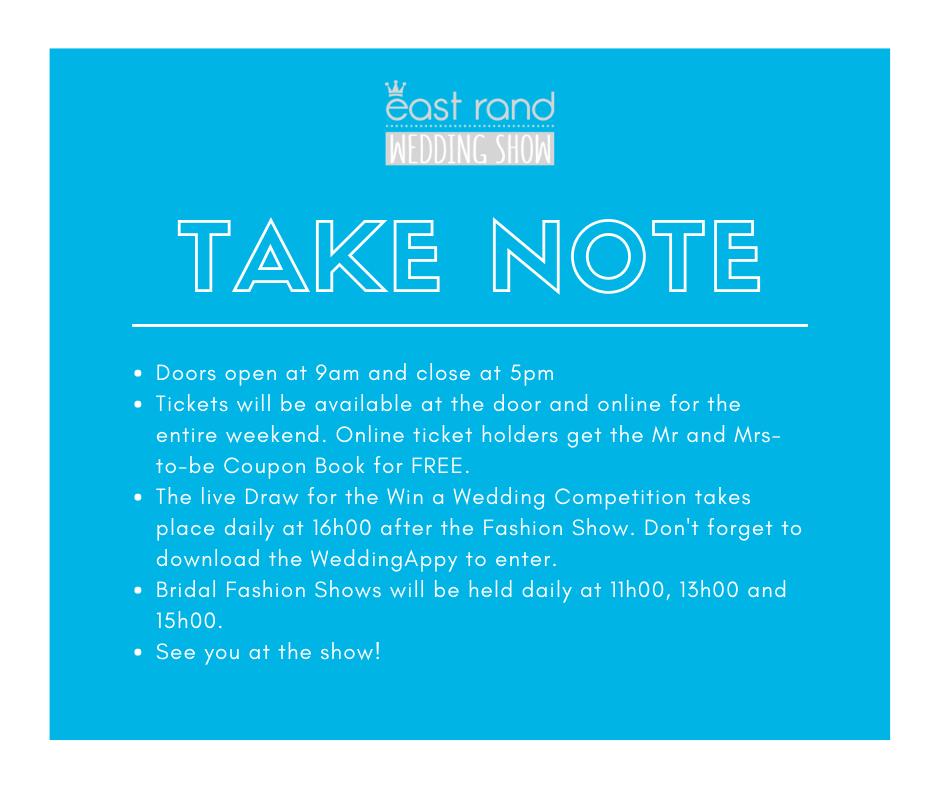 ERWeddingShow's tweet photo. Are you ready for the show this weekend? We are! But first, here are a couple of important things to note. We look forward to seeing you at the show! 
Get your tickets here: https://t.co/udDZ5ixm6d #erws2019 https://t.co/Umrp5xhSW1