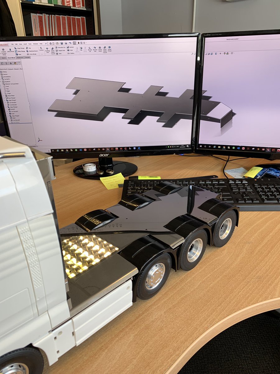 Something a little different, laser cut &amp; formed mirror polished plate for a local model truck enthusiasts latest project! <a href="/mantruckbusuk/">MAN Truck & Bus UK</a> <a href="/SolidSolutions/">Solid Travel Solutions</a>