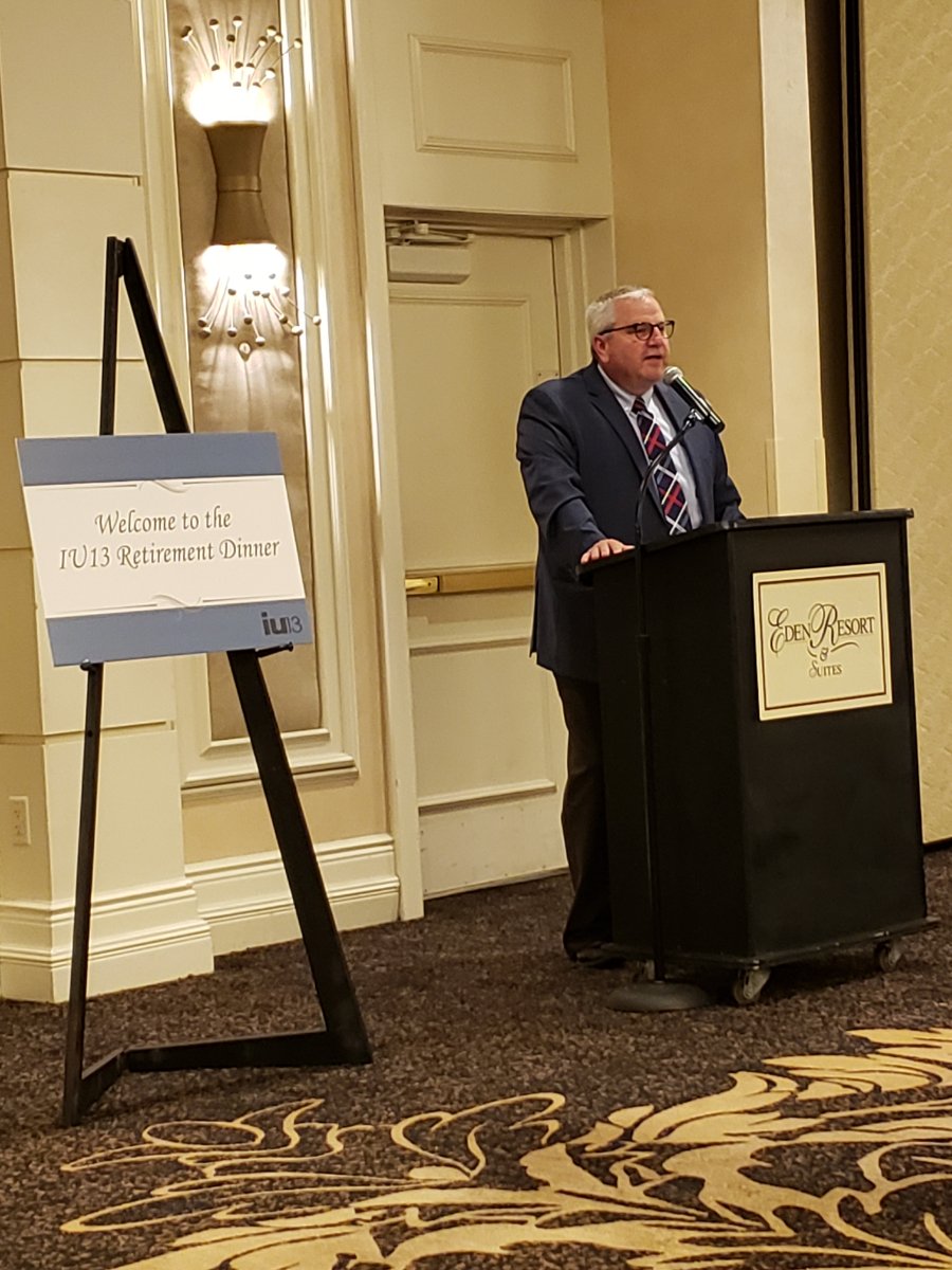 Last night we celebrated the retirement of Ted Makauskas, School Police Officer. Ted started working at the IU13 in 2012, and he will continue subbing as he enjoys retirement.  Happy Retirement, Ted, and thank you for being part of our team!
