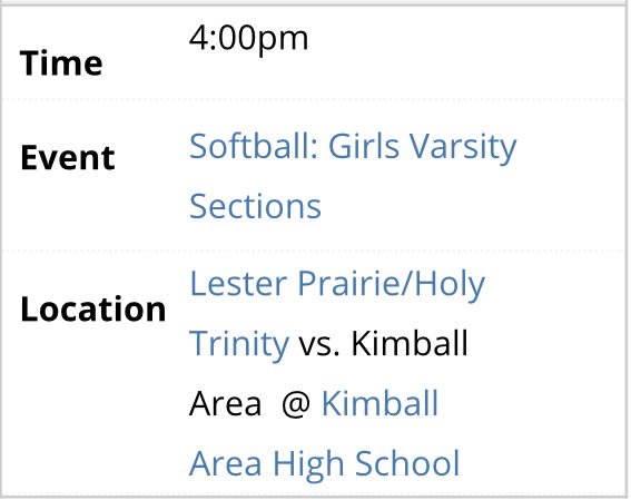 LPBulldogs424's tweet photo. Gameday! @LPHTBulldogs Softball travels to Kimball to take on the Cubs. Win or go home for both teams! #LPStrongerTogether https://t.co/k6N0FDRxeQ