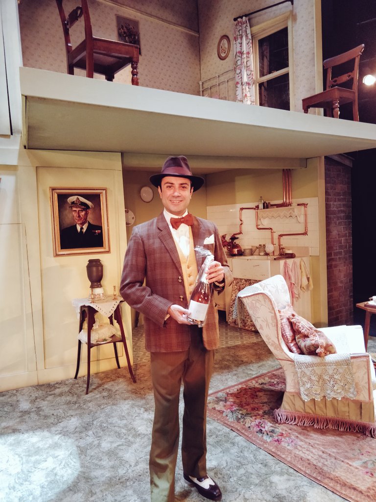 LAmurphy75's tweet photo. Thanks for the booze @WilliamsonHolme @HugoHHarrison Nothing like a pink spumante to celebrate opening night @tbtlake! https://t.co/2ay4vGcSoO