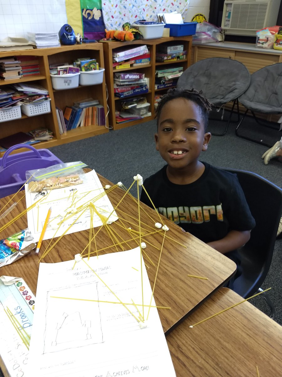 unioncenterelem's tweet photo. Our STEM activities were in full effect as Mrs. Gage's 1st grade class constructed Marshmallow Tower's! Our students built towers using spaghetti and marshmallow's, the tallest being over 11 in. high, loving nicknamed The Leaning Tower of Spaghetti! @UnionTwpSchools #ucepride https://t.co/WCxyJ8P9Ve