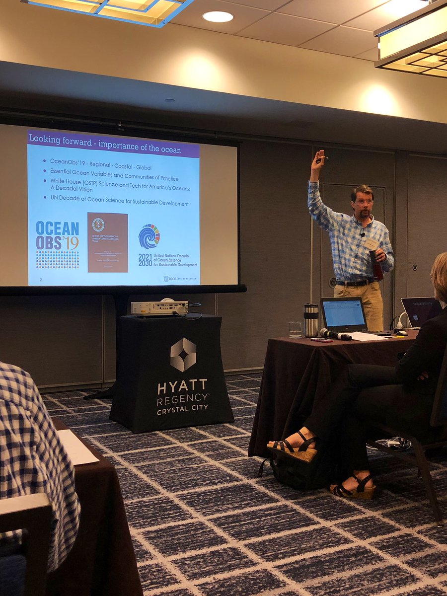 usioosgov's tweet image. Carl Gouldman, Director #IOOS Office kicks off the #MBON meeting giving a brief program overview, history, and priorities. #MBONAllHands19