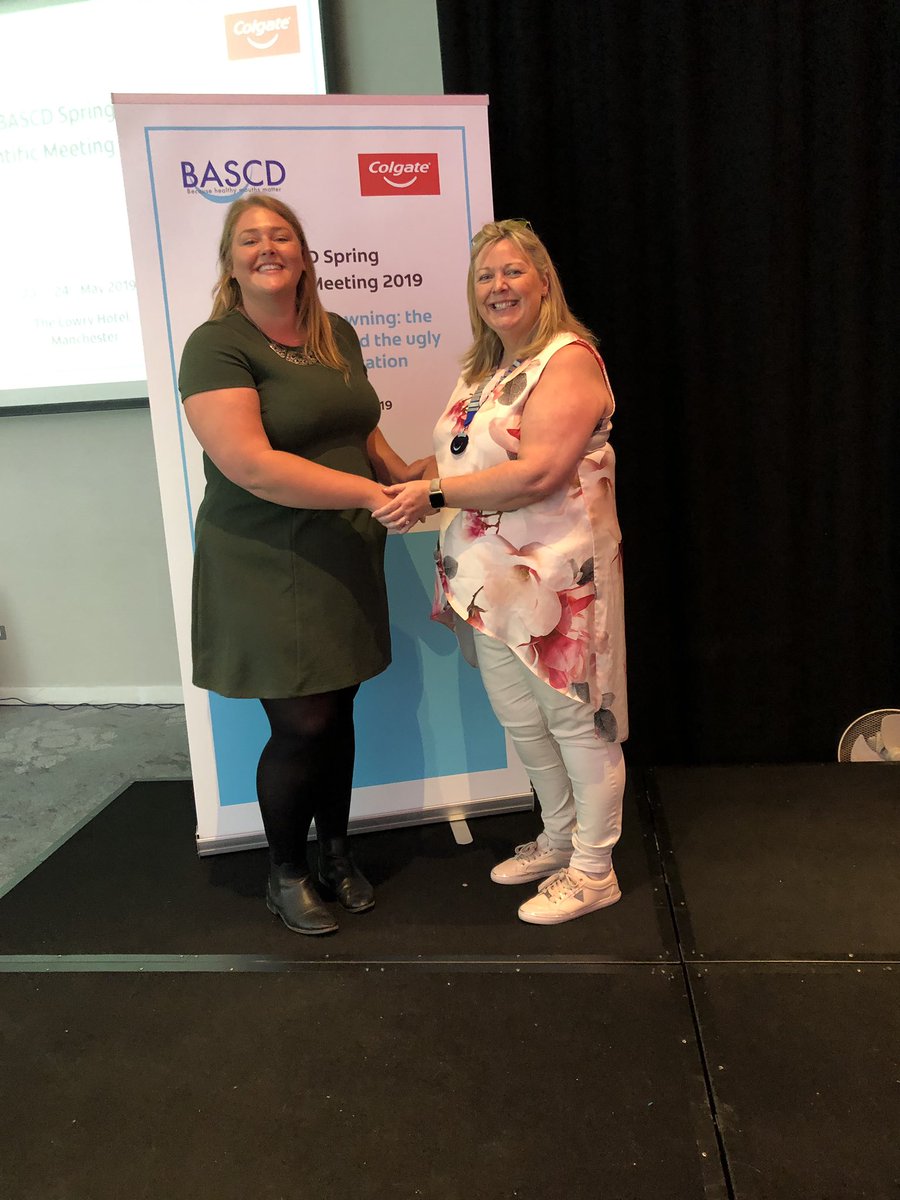 bascd_uk's tweet photo. Well done to Maria Jackson for winning the #oralhealthpromotion prize at #BASCDLOWRY for your poster on Fluoride application and prescribing #Dentistry24 https://t.co/l0PD5pYkQW