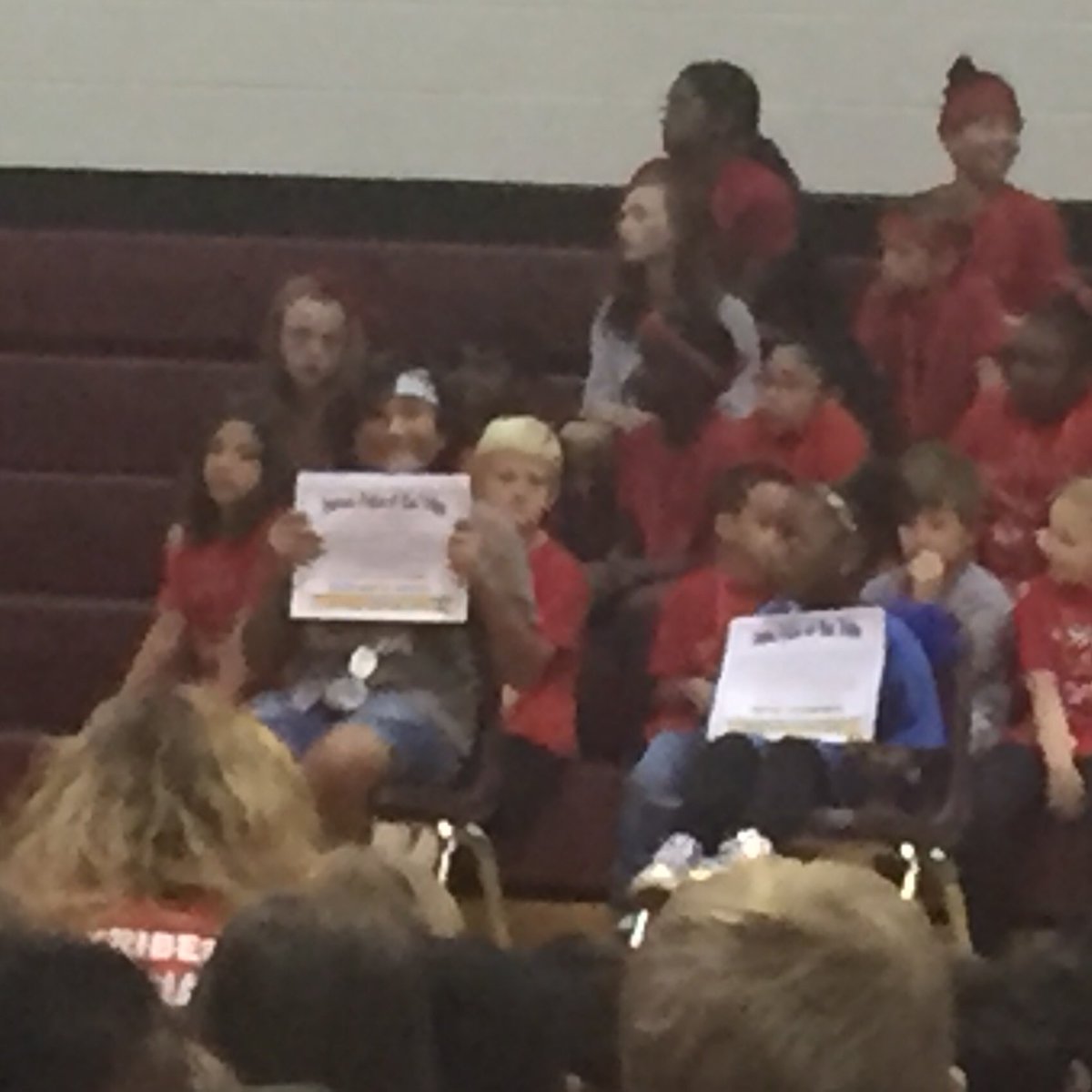 TrishLPowell1's tweet photo. Elizabeth is Pride of the Tribe! #awesomekiddo https://t.co/bzITf6ANcR