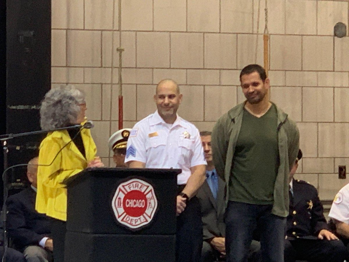 Two CPD Academy Law Enforcement Medical and Rescue Training (LEMART)  Instructors, Sgt. Brian Berkowitz and former instructor Lt.  Ralph Cruz given the Illinois Department of Health Instructors of The Year Award at CPD EMS Award Ceremony.