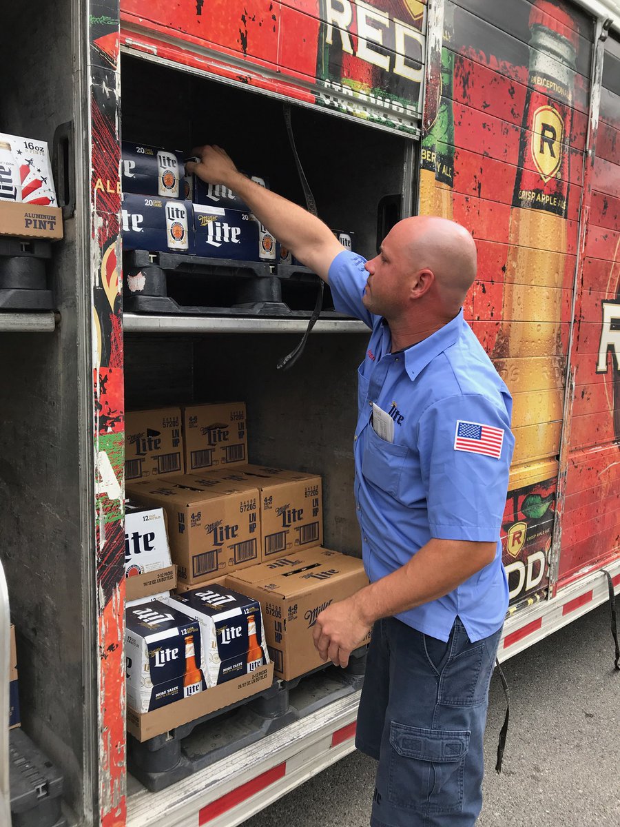 WVBWA1's tweet photo. Members of the WVBWA are proud to employ our veterans. Alan Chandler, a veteran of the U.S. Army works hard for @CapitolBevCo to make sure you have the beer you want when and where you want it. We raise a glass  to thank Alan and all of those who served to ensure our freedom. https://t.co/57hQGbyRvB