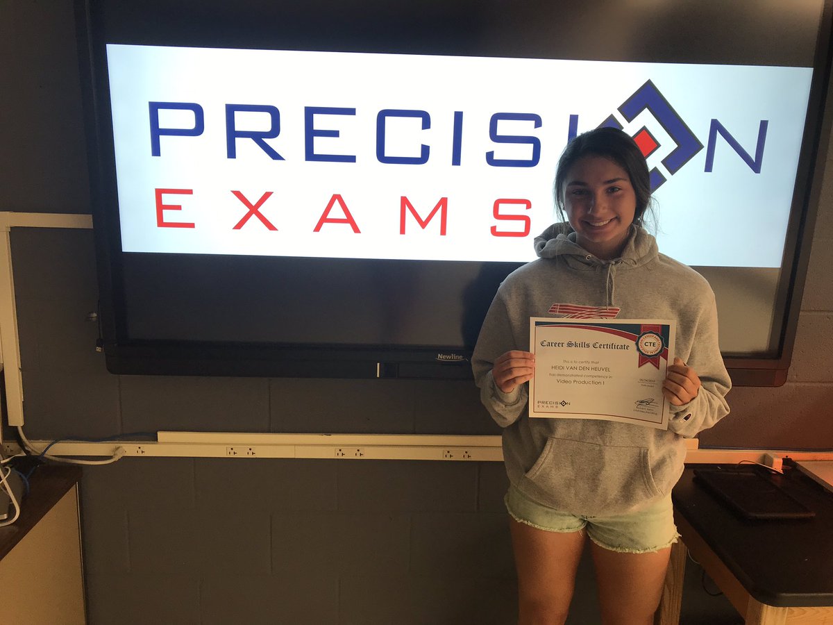 Congratulations! Precision New Jersey Exam CTE Certified! <a href="/hprhs_heidi/">Heidi van den Heuvel</a> <a href="/JonTallamy/">Jon Tallamy</a> <a href="/SeamusWCampbell/">Seamus Campbell</a> <a href="/HighPointSTEM/">Brian Drelick</a> <a href="/HPRwildcats/">High Point Regional High School</a> @PrecisionExams <a href="/kfenlon67/">Kevin Fenlon</a> <a href="/NewJerseyDOE/">New Jersey Department of Education</a> <a href="/NJHerald/">New Jersey Herald</a> <a href="/leduc_lindsay/">Leduc lindsay</a> #CTE #CareerDay #hprwildcats 🐾👊🏼