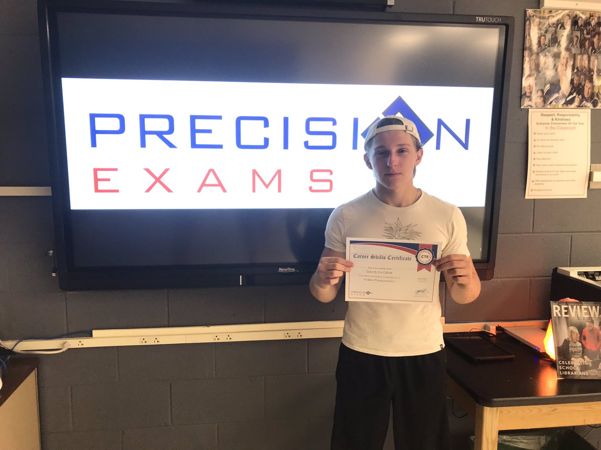 Congratulations! Precision New Jersey Exam CTE Certified! <a href="/hprhs_Davis/">Davis Dvorak</a> <a href="/JonTallamy/">Jon Tallamy</a> <a href="/SeamusWCampbell/">Seamus Campbell</a> <a href="/HighPointSTEM/">Brian Drelick</a> <a href="/HPRwildcats/">High Point Regional High School</a> @PrecisionExams <a href="/kfenlon67/">Kevin Fenlon</a> <a href="/NewJerseyDOE/">New Jersey Department of Education</a> <a href="/NJHerald/">New Jersey Herald</a> <a href="/leduc_lindsay/">Leduc lindsay</a> #CTE #CareerDay #hprwildcats 🐾👊🏼