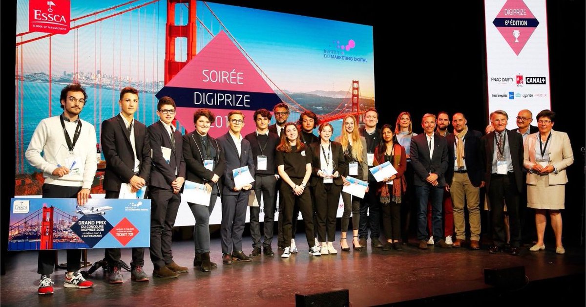 Mardi, nous avons reçu la remise des prix du concours #Digiprize de l’<a href="/ESSCA_Ecole/">ESSCA</a>. Nous y avons retrouvé des étudiants ambitieux et avides de faire bouger le monde de demain grâce au #digital ! Merci et bravo !
Vos remises de prix s’organisent avec KEYS : contact@keysvenue.com