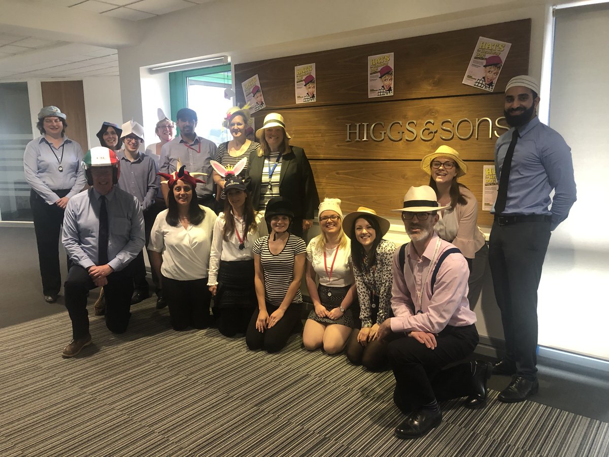HiggsLLP's tweet photo. Our Personal Injury and Clinical Negligence Team is today taking part in #HatsforHeadway recognising the excellent work @HeadwayUK do to support brain injury survivors. https://t.co/YmM88PiP8t