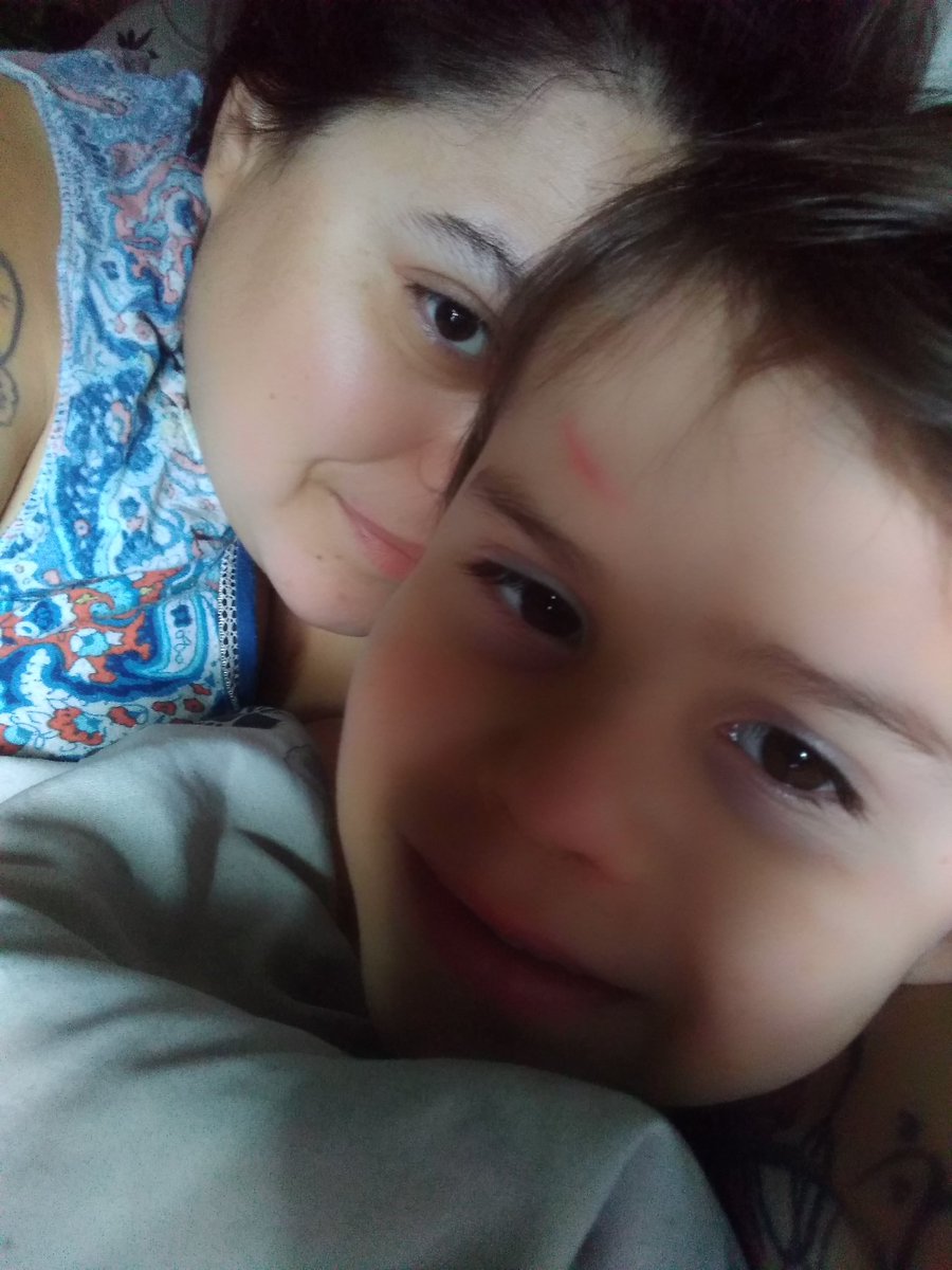 ChastityMcCourt's tweet photo. Morning cuddles with Caspian https://t.co/0P8nwxpjmA